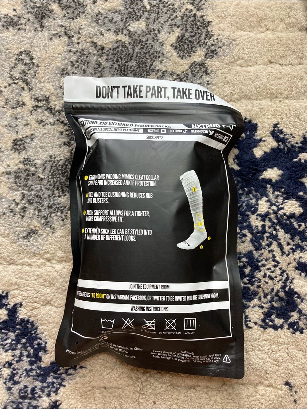Kids White Athletic Padded Socks